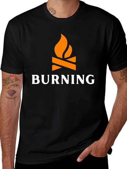 Burning Campfire Graphic Tee - Unisex