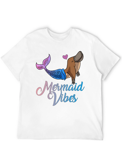 Mermaid Vibes Platypus Graphic T-Shirt