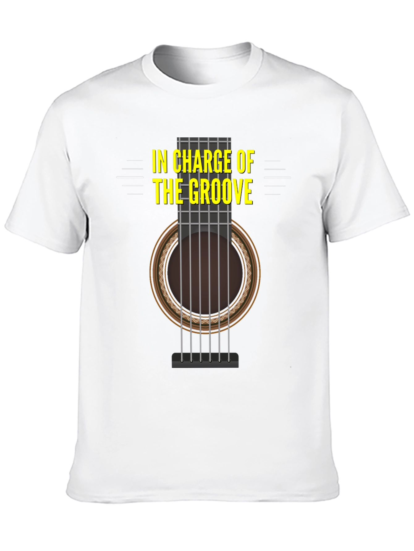 In Charge of The Groove Guitar Graphic Tee