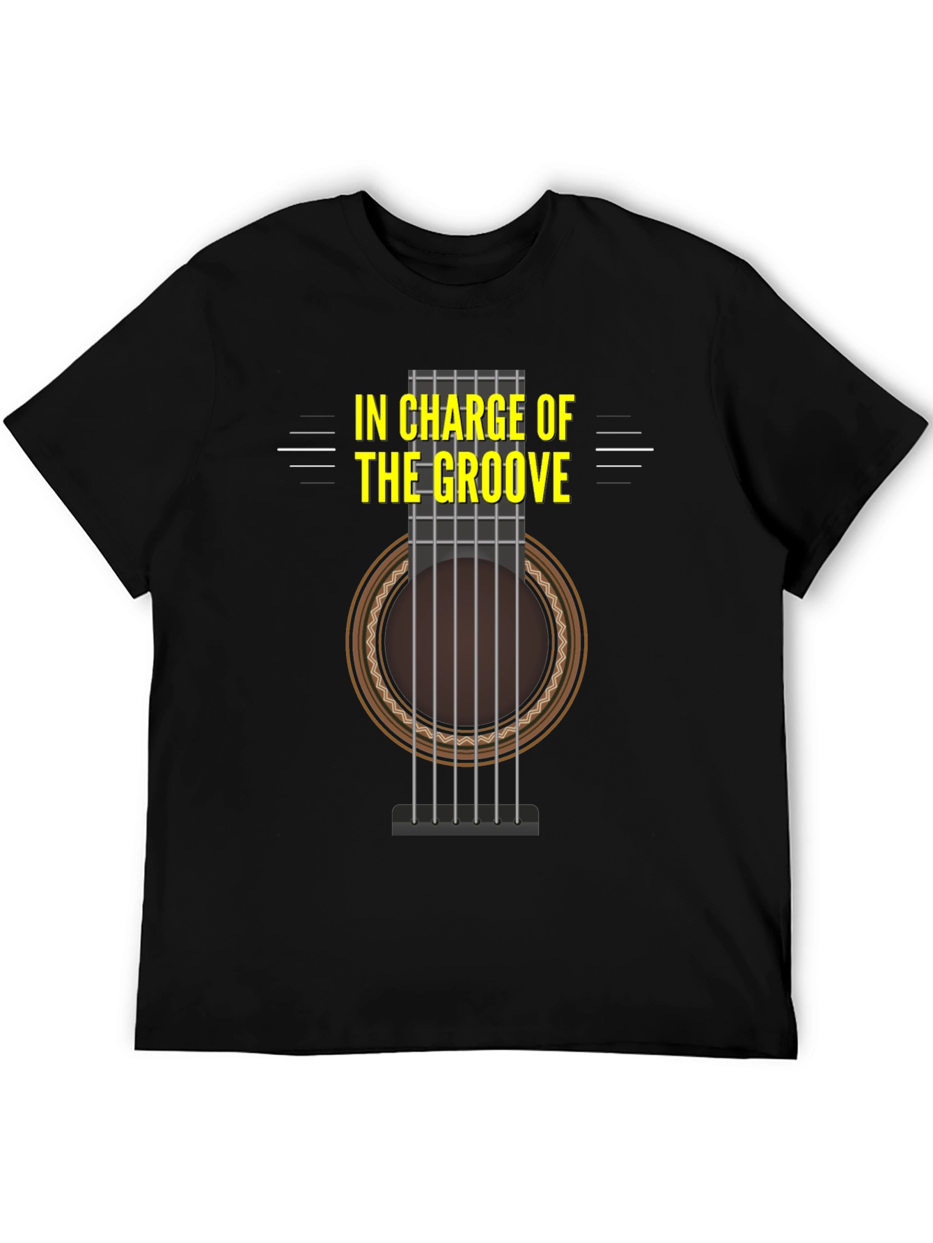 In Charge of The Groove Guitar Graphic Tee