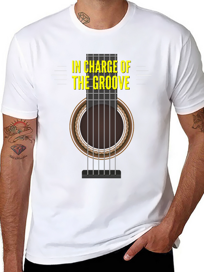 In Charge of The Groove Guitar Graphic Tee