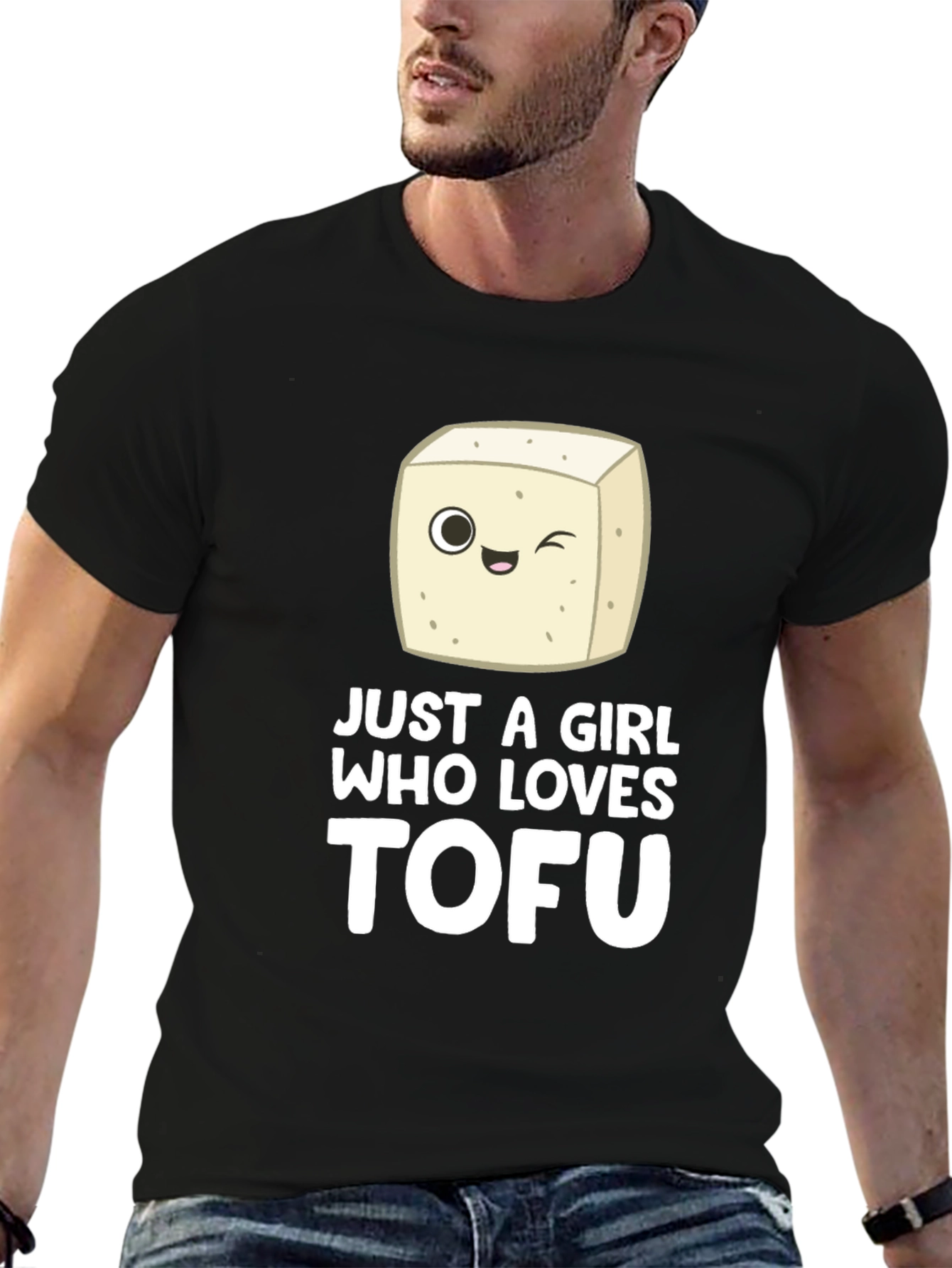 Just a Girl Who Loves Tofu - Graphic T-Shirt