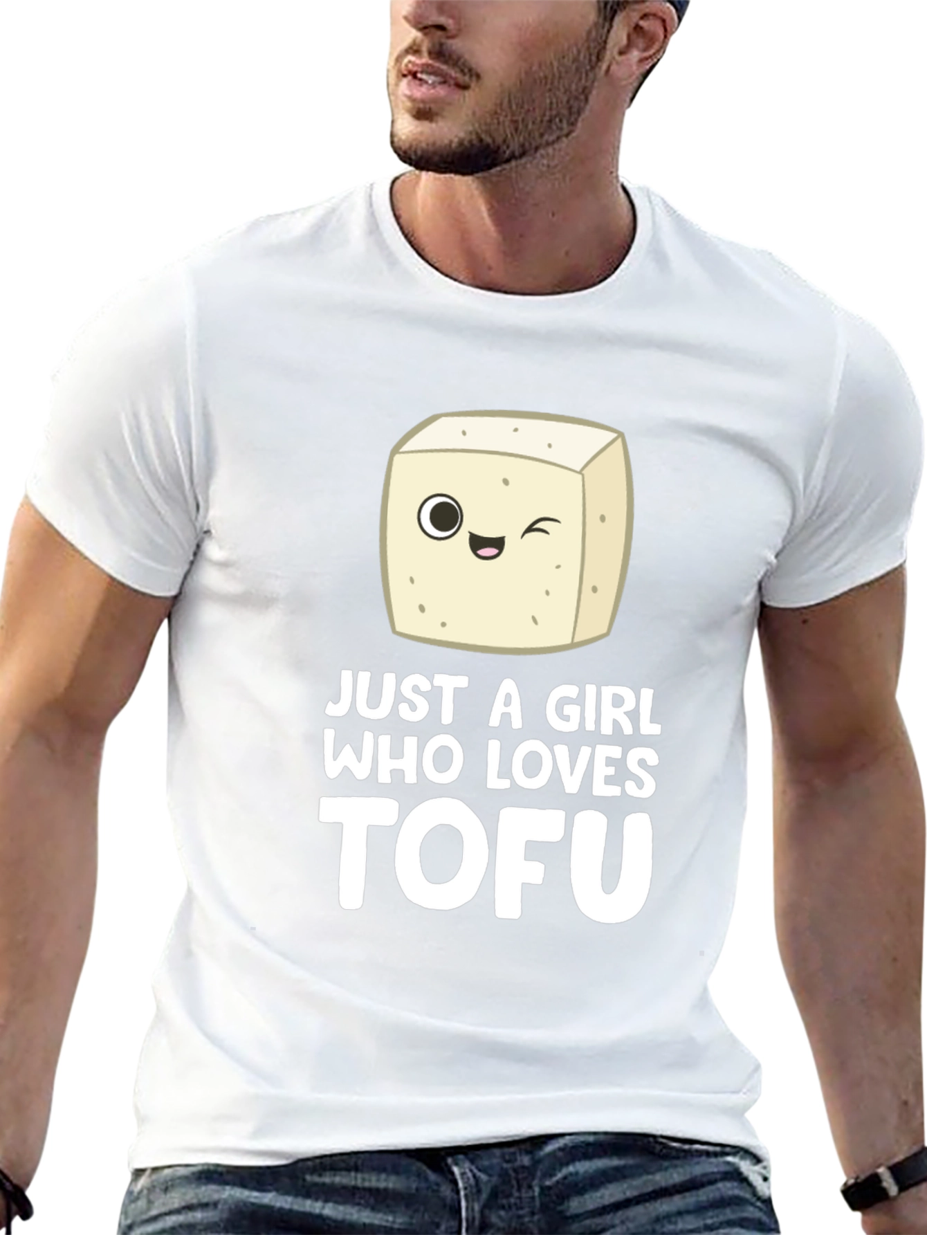 Just a Girl Who Loves Tofu - Graphic T-Shirt
