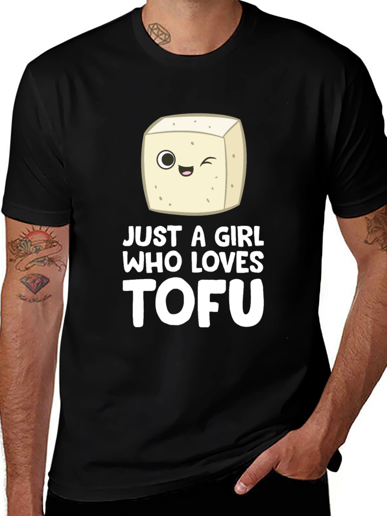 Just a Girl Who Loves Tofu - Graphic T-Shirt