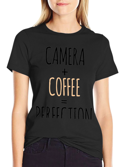 Camera + Coffee = Perfection T-Shirt