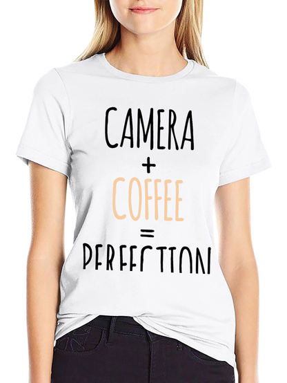 Camera + Coffee = Perfection T-Shirt
