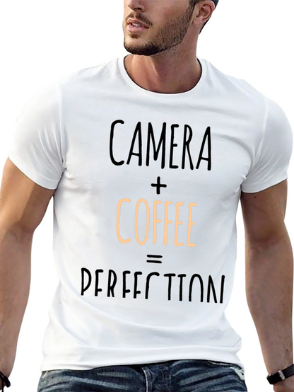 Camera + Coffee = Perfection T-Shirt