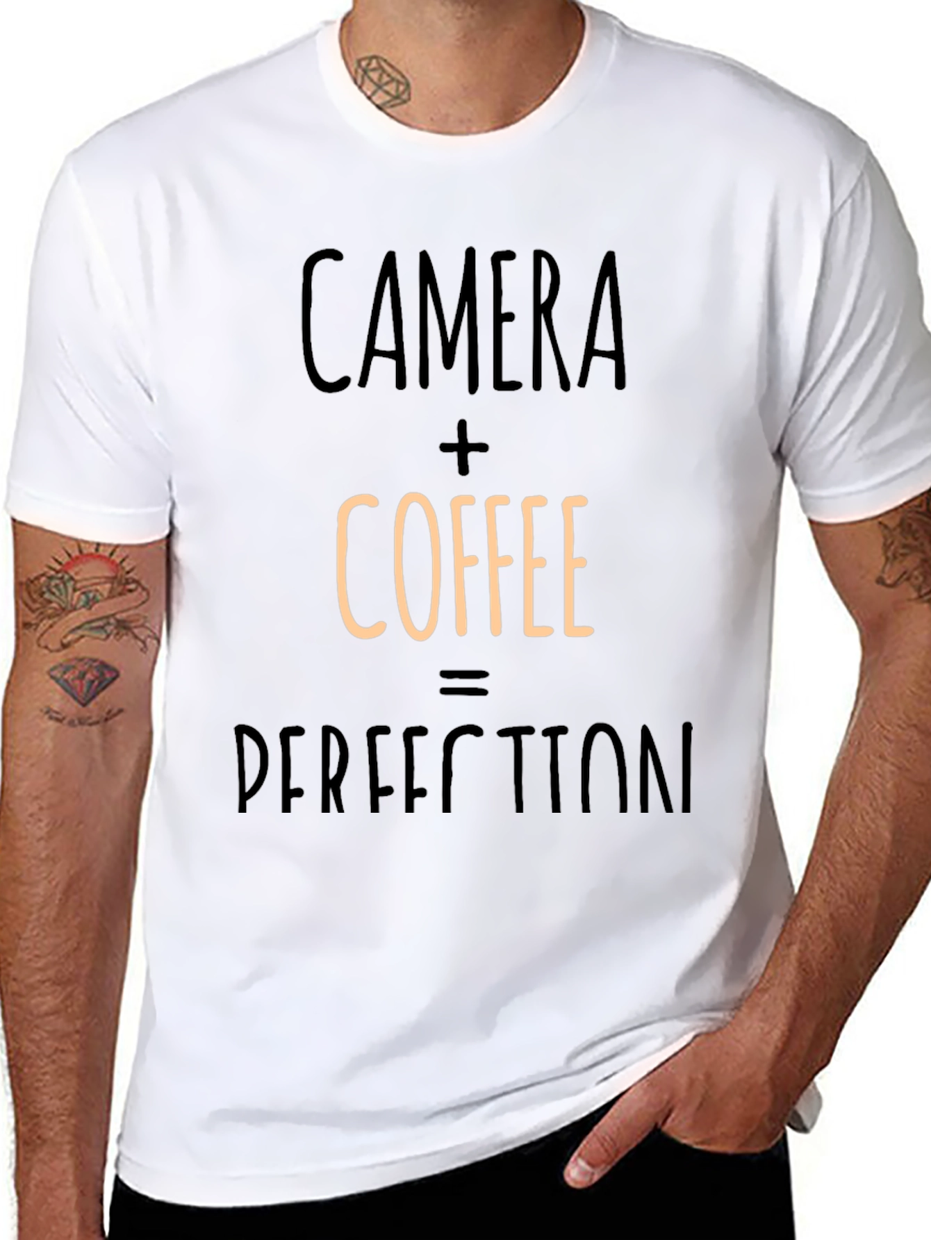 Camera + Coffee = Perfection T-Shirt
