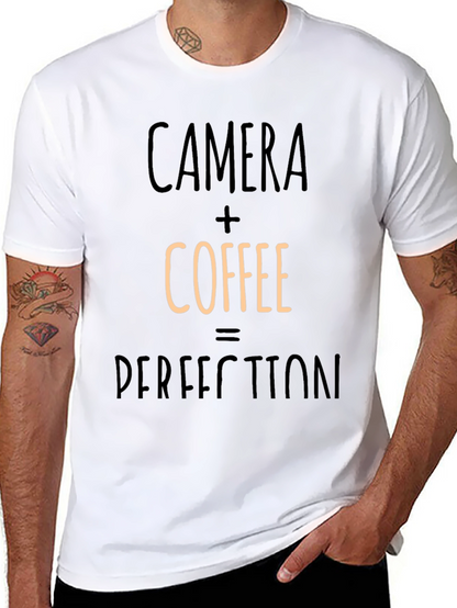 Camera + Coffee = Perfection T-Shirt
