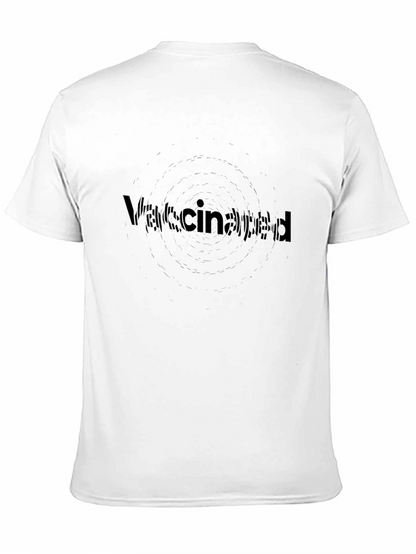 Vaccinated Black T-Shirt - Stylish Statement Tee