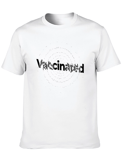 Vaccinated Black T-Shirt - Stylish Statement Tee