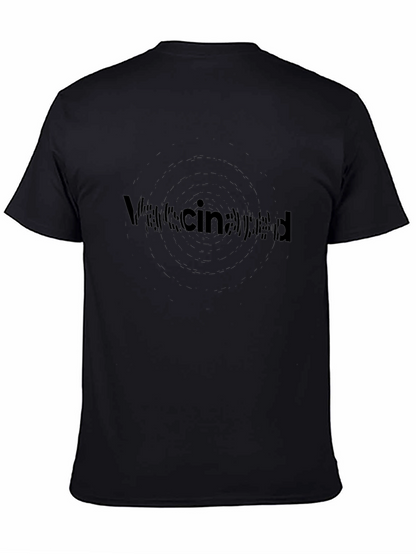 Vaccinated Black T-Shirt - Stylish Statement Tee
