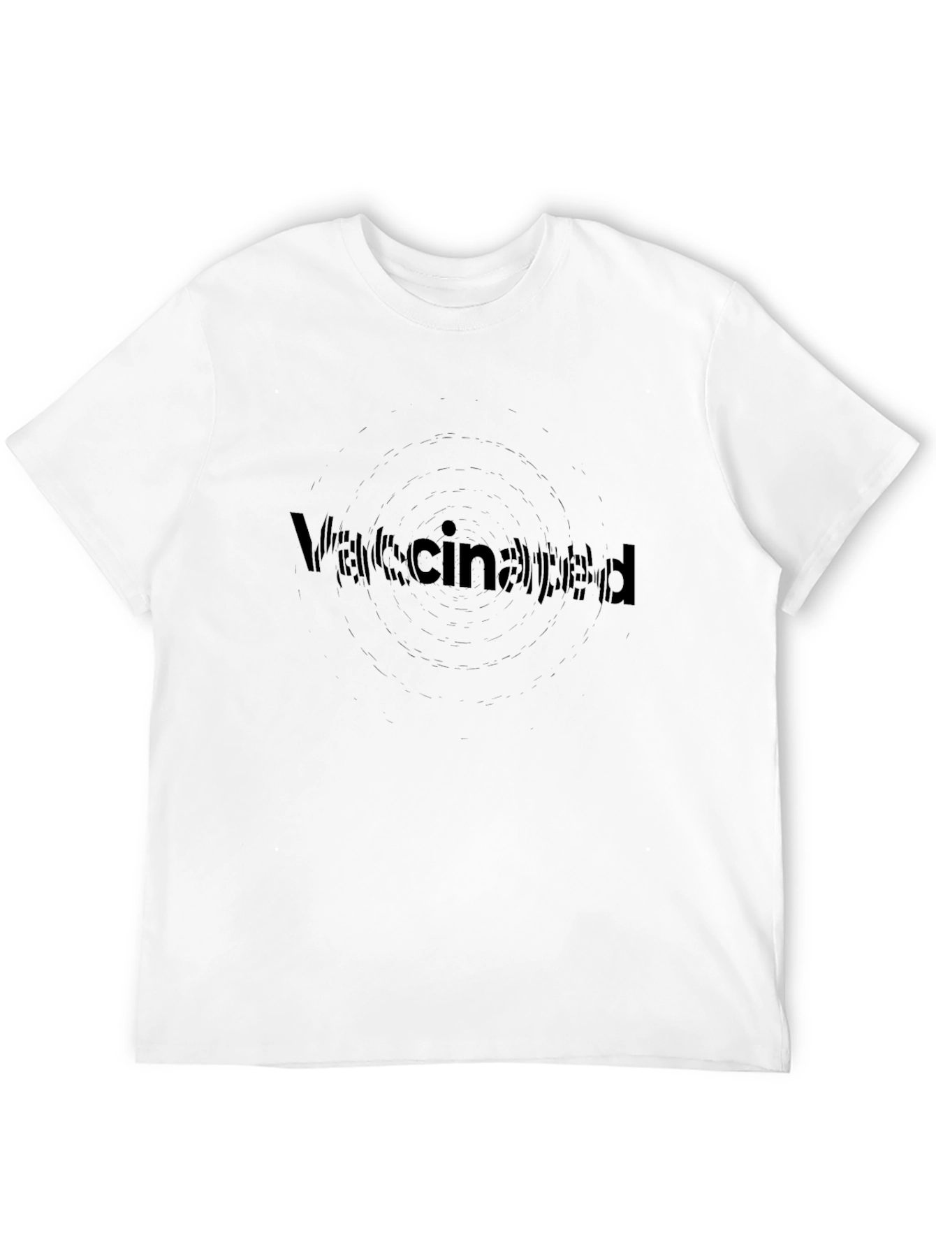 Vaccinated Black T-Shirt - Stylish Statement Tee