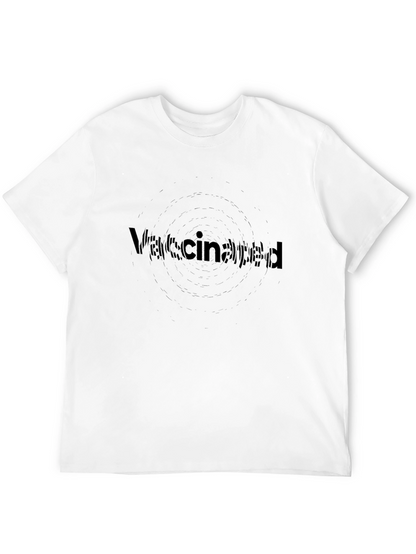 Vaccinated Black T-Shirt - Stylish Statement Tee