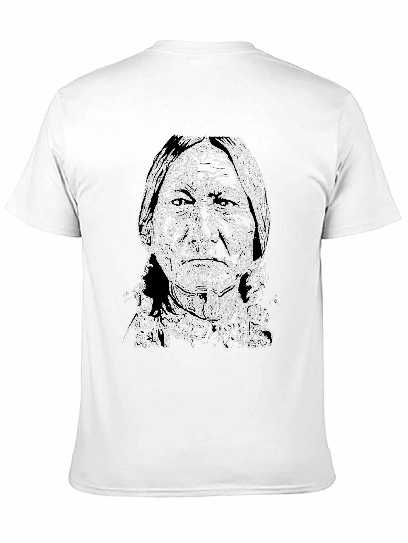 Native American Graphic Print Mens T-Shirt