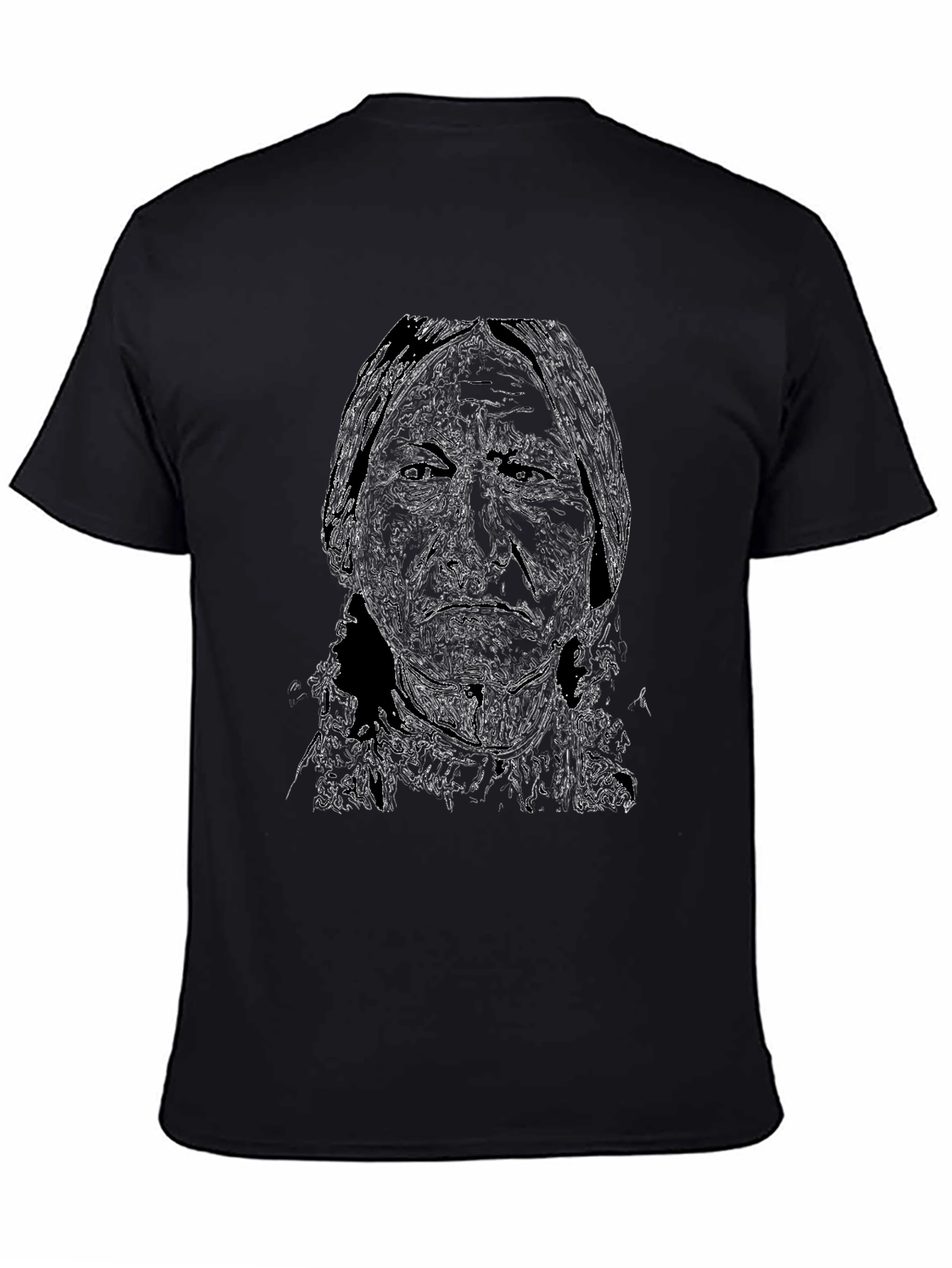 Native American Graphic Print Mens T-Shirt