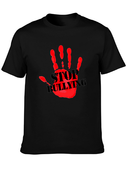 Stop Bullying Graphic Print T-Shirt