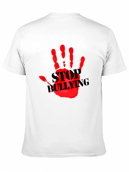Stop Bullying Graphic Print T-Shirt