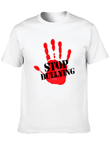 Stop Bullying Graphic Print T-Shirt