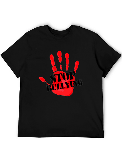 Stop Bullying Graphic Print T-Shirt