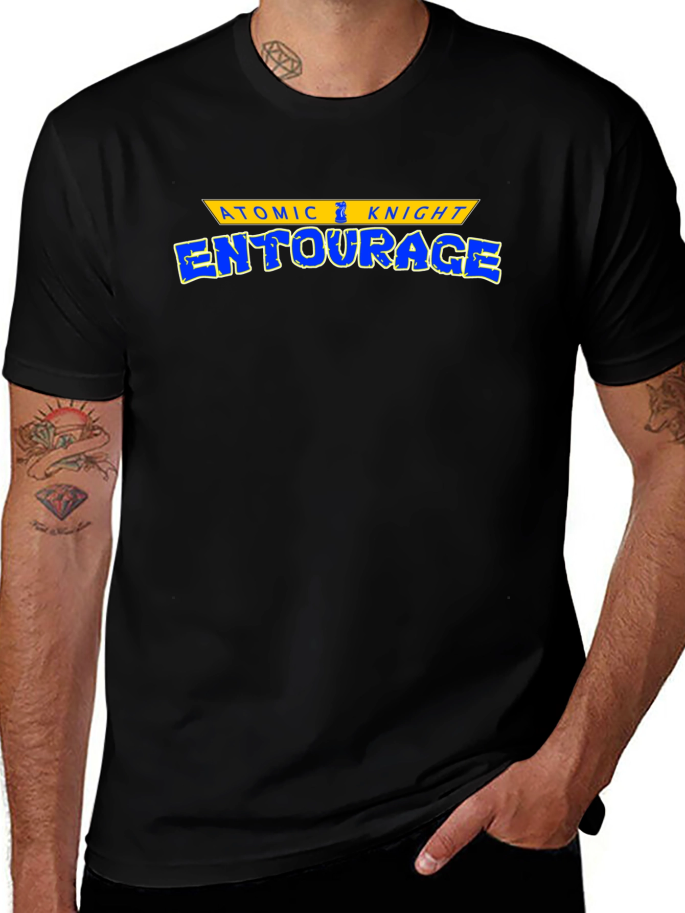 Atomic Knight Entourage Black T-Shirt