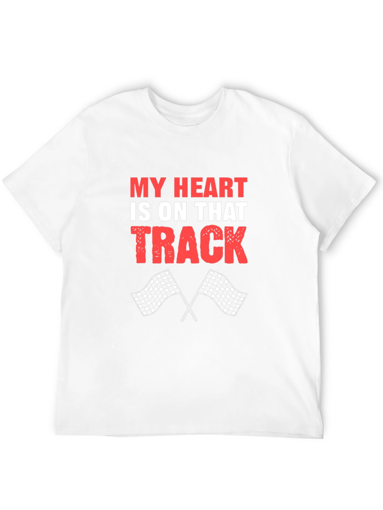 My Heart Is On That Track Racing T-Shirt