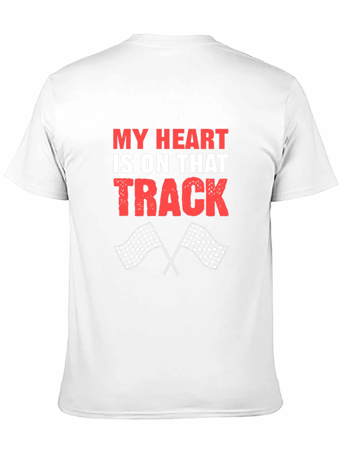 My Heart Is On That Track Racing T-Shirt