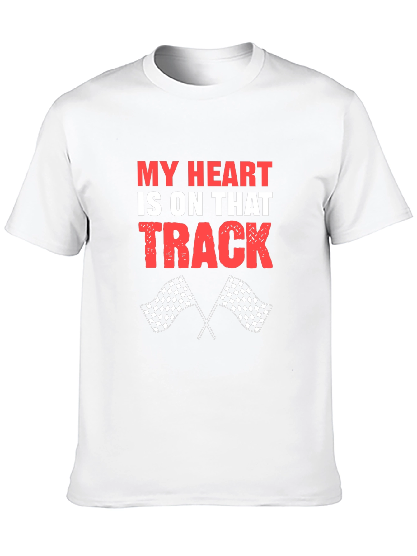My Heart Is On That Track Racing T-Shirt