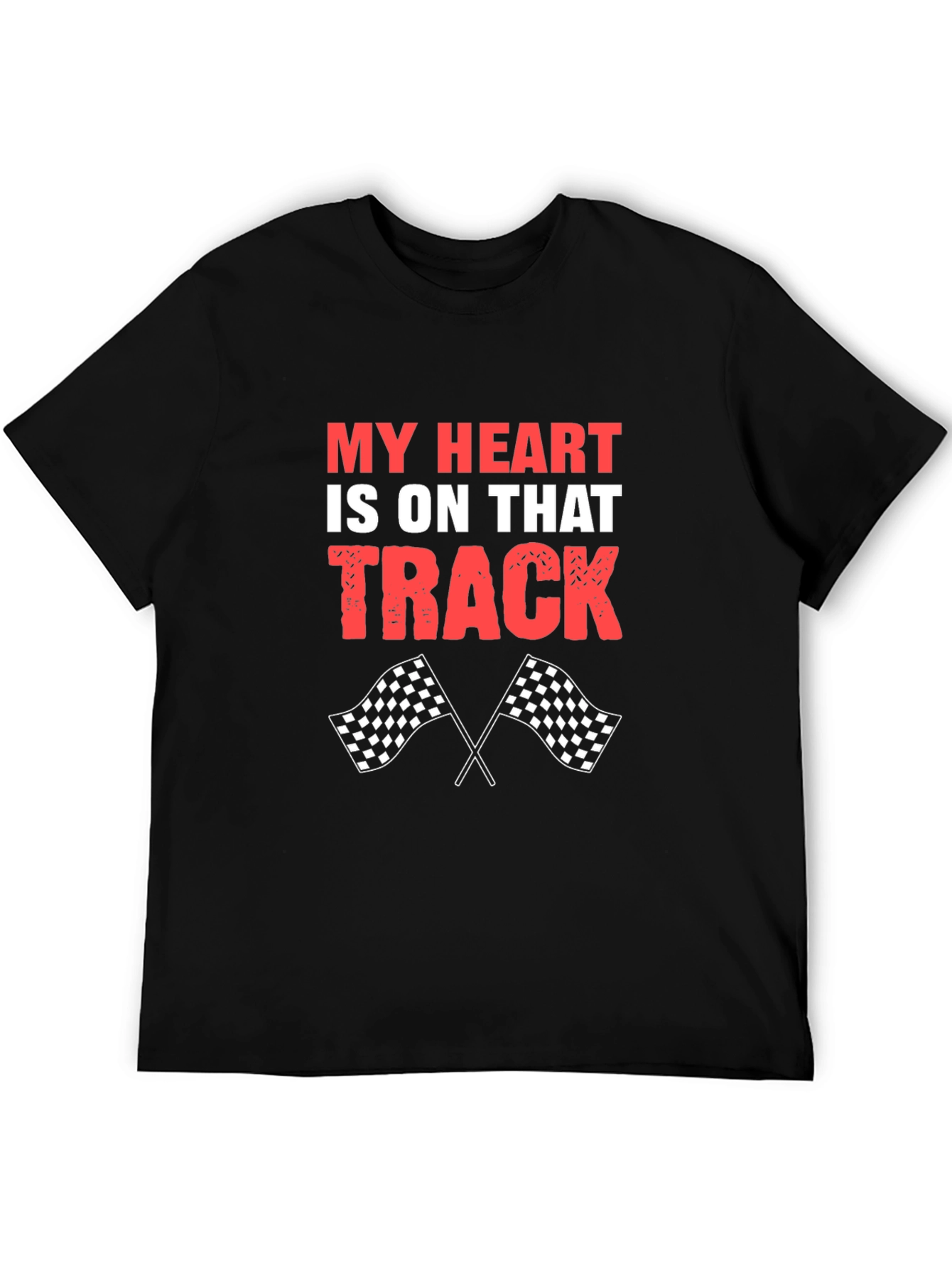 My Heart Is On That Track Racing T-Shirt