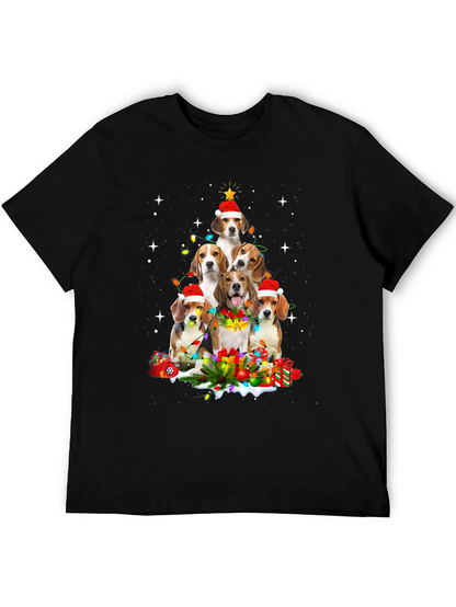 Beagle Christmas Tree T-Shirt