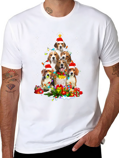 Beagle Christmas Tree T-Shirt