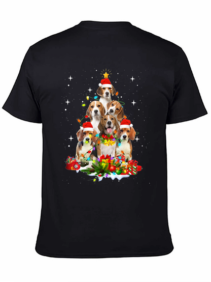 Beagle Christmas Tree T-Shirt