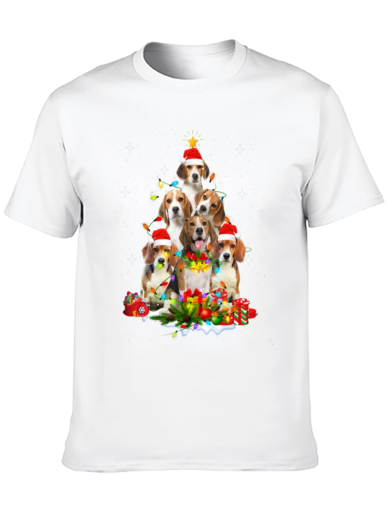 Beagle Christmas Tree T-Shirt