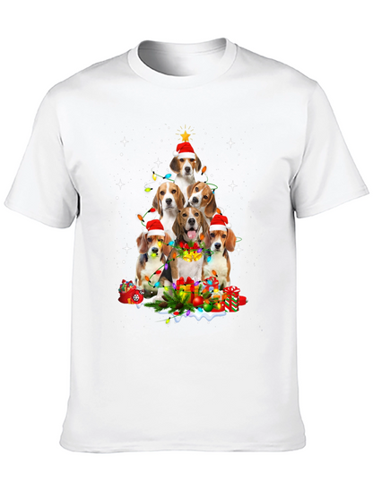 Beagle Christmas Tree T-Shirt
