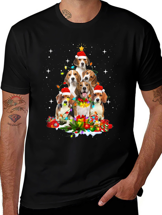 Beagle Christmas Tree T-Shirt