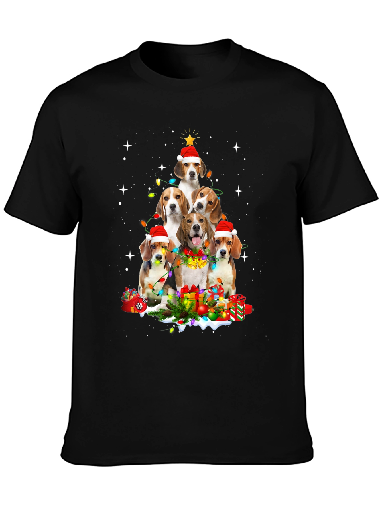Beagle Christmas Tree T-Shirt