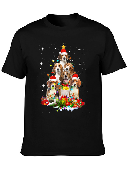 Beagle Christmas Tree T-Shirt
