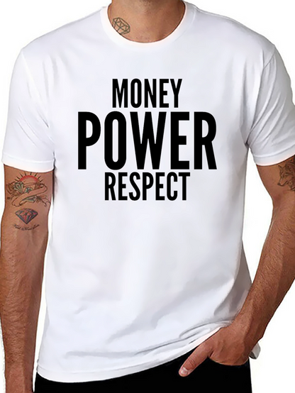 Money Power Respect Graphic T-Shirt