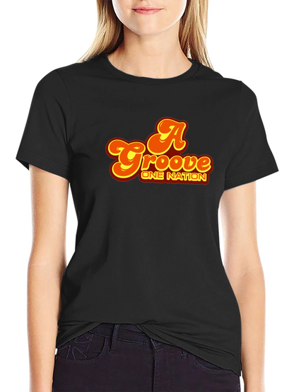 Groove One Nation Graphic Tee - Retro Style