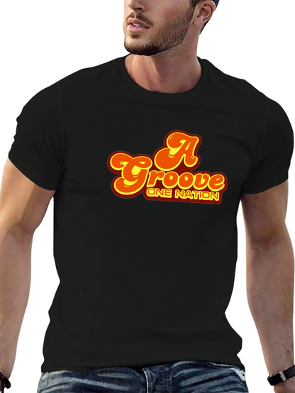 Groove One Nation Graphic Tee - Retro Style