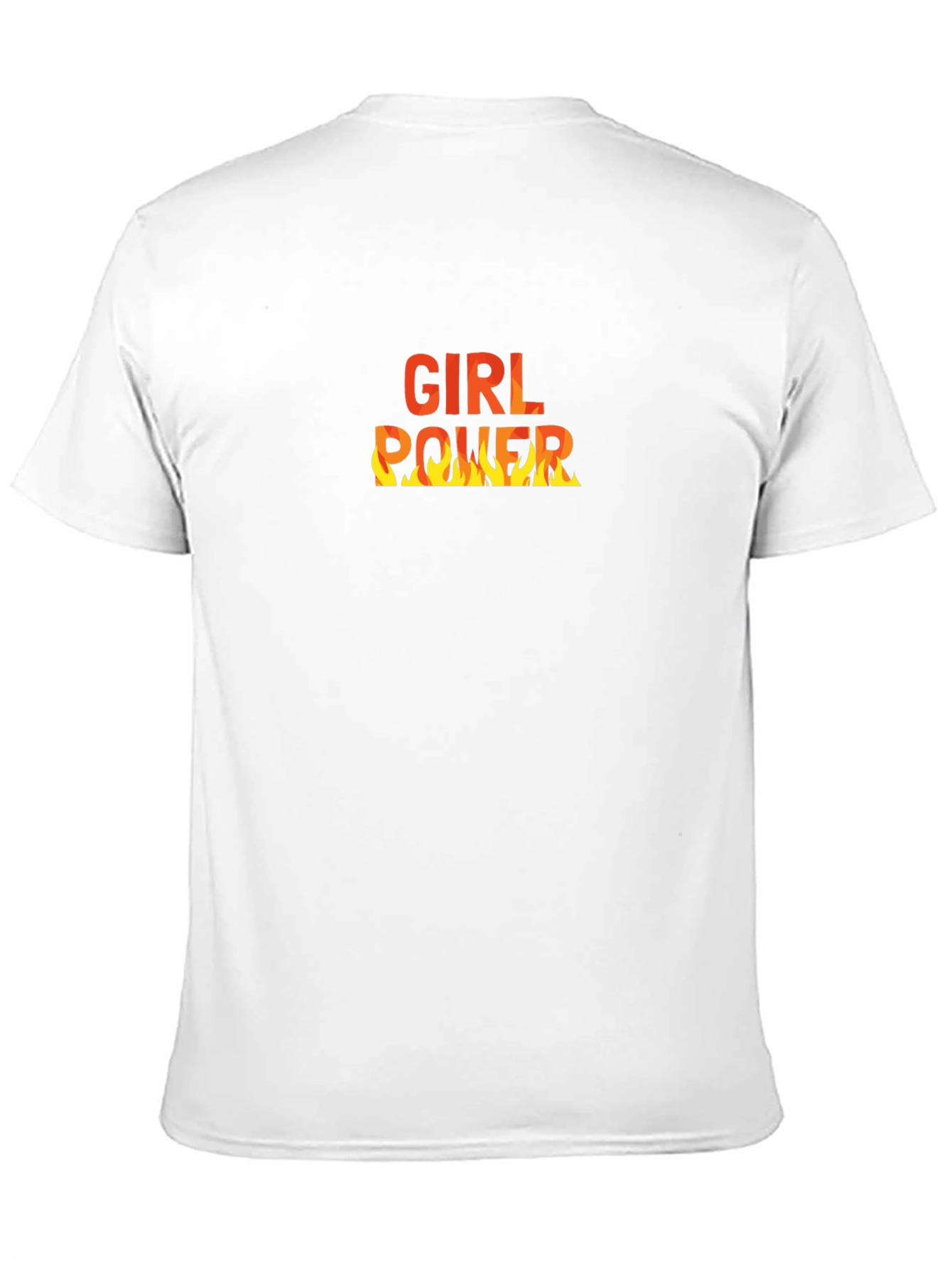 Girl Power Flame Graphic Tee - Black T-Shirt