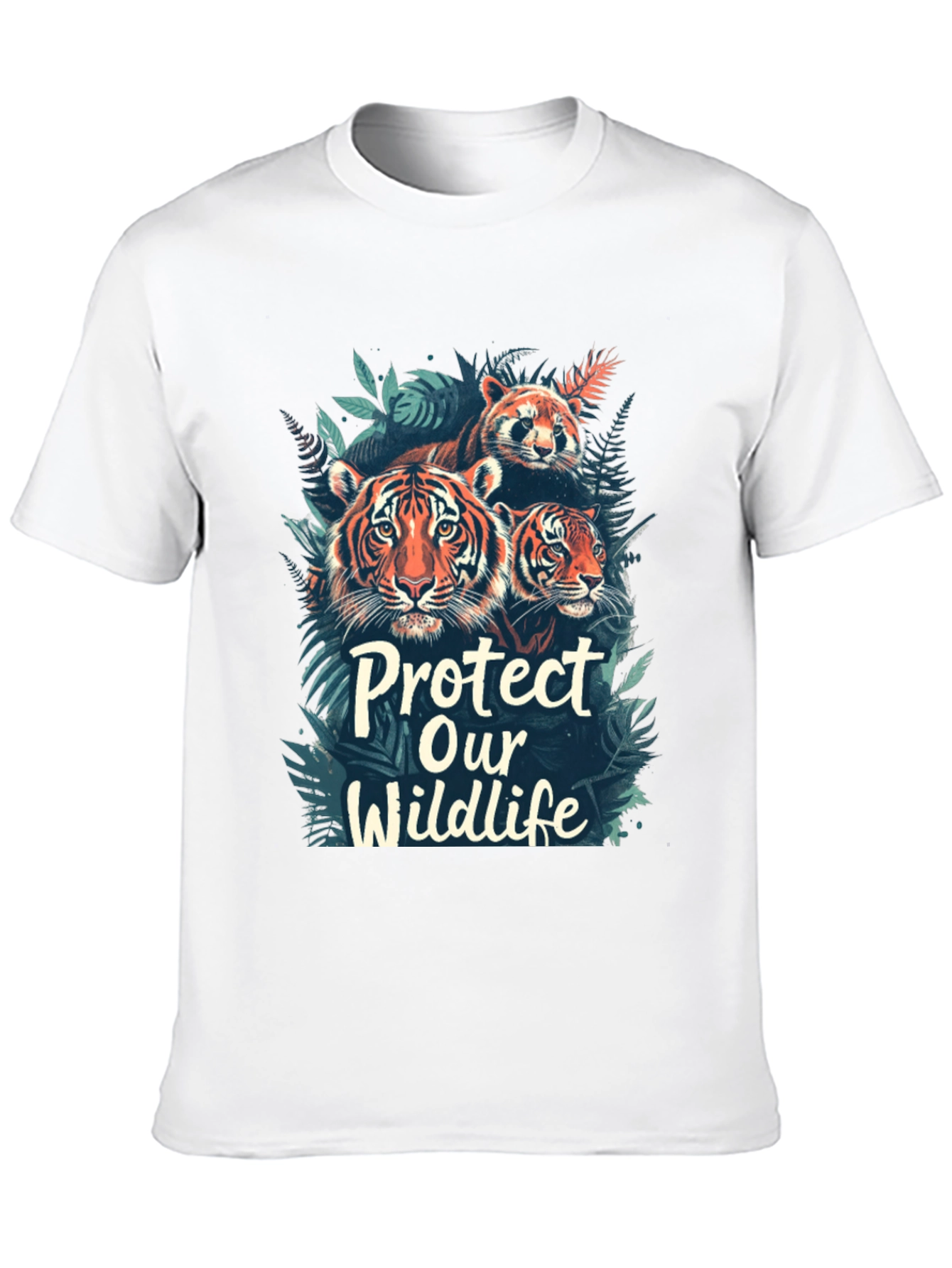 Protect Wildlife Black Graphic Tee