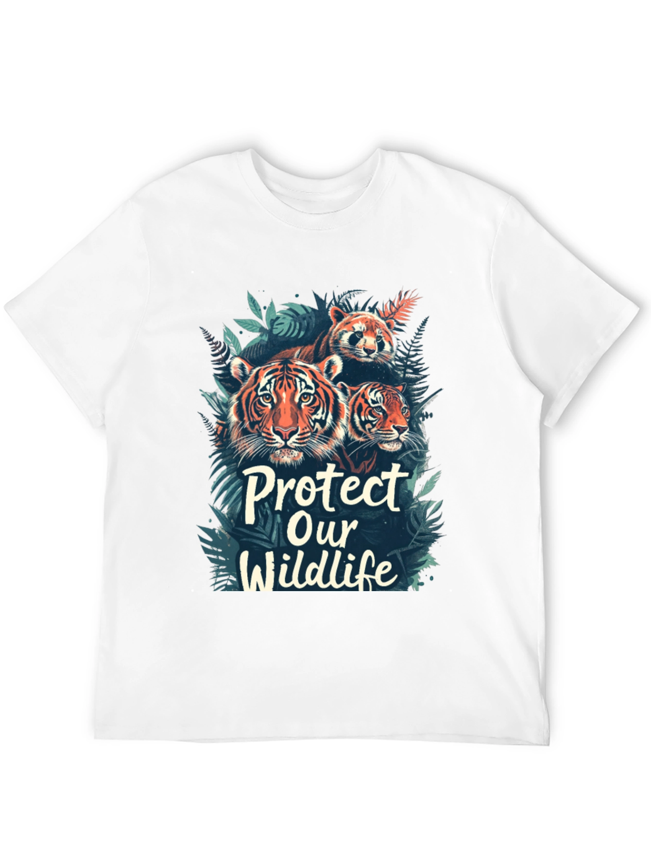 Protect Wildlife Black Graphic Tee