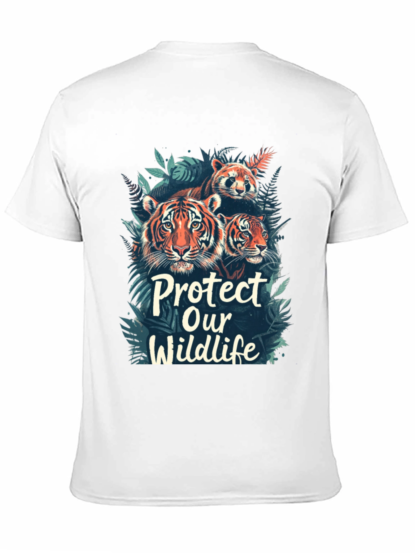 Protect Wildlife Black Graphic Tee