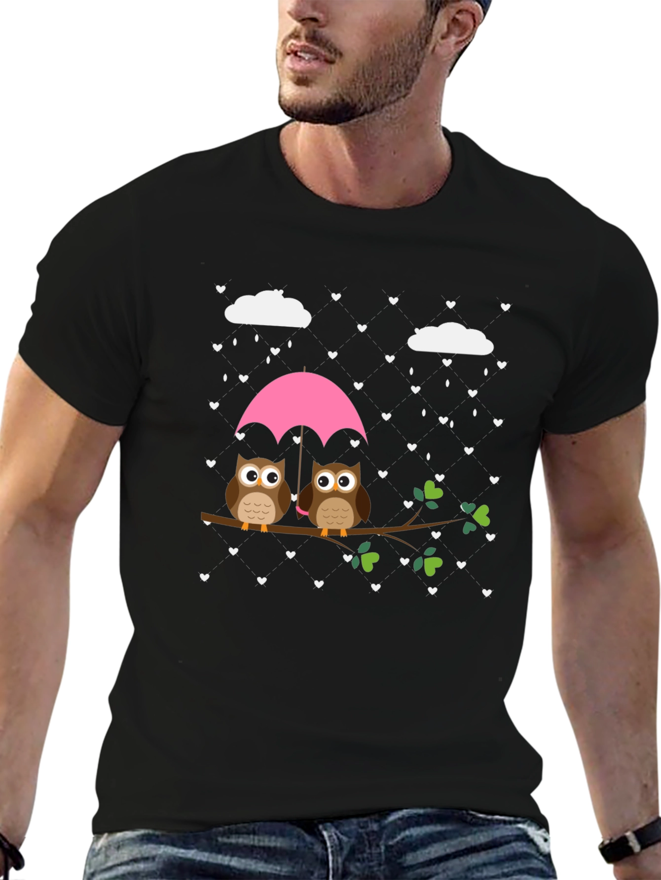 Owl Love T-Shirt - Rain of Hearts