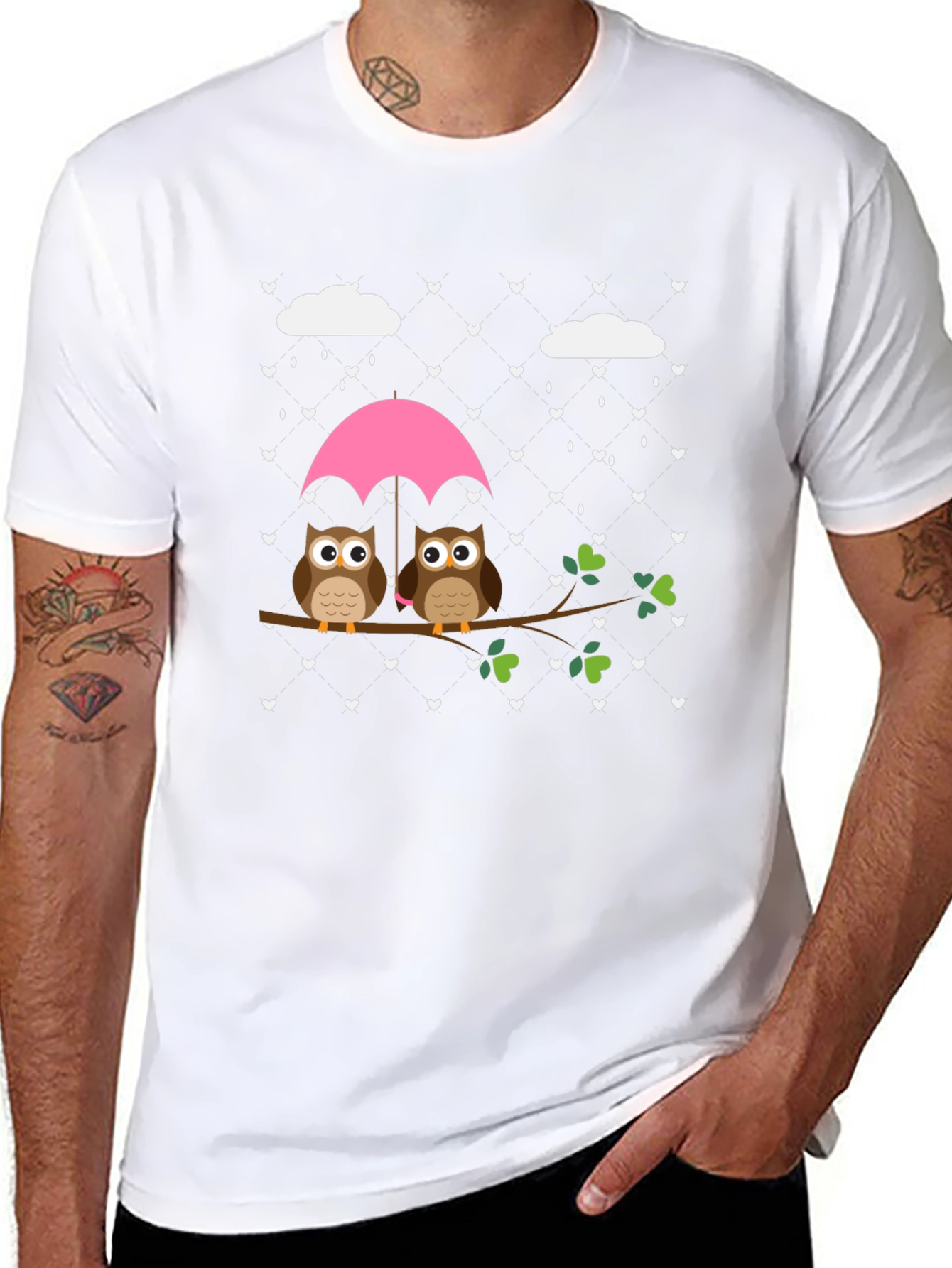 Owl Love T-Shirt - Rain of Hearts