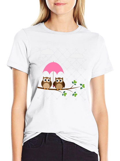 Owl Love T-Shirt - Rain of Hearts