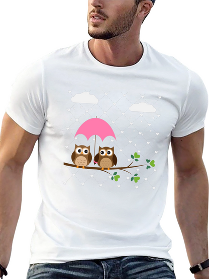 Owl Love T-Shirt - Rain of Hearts