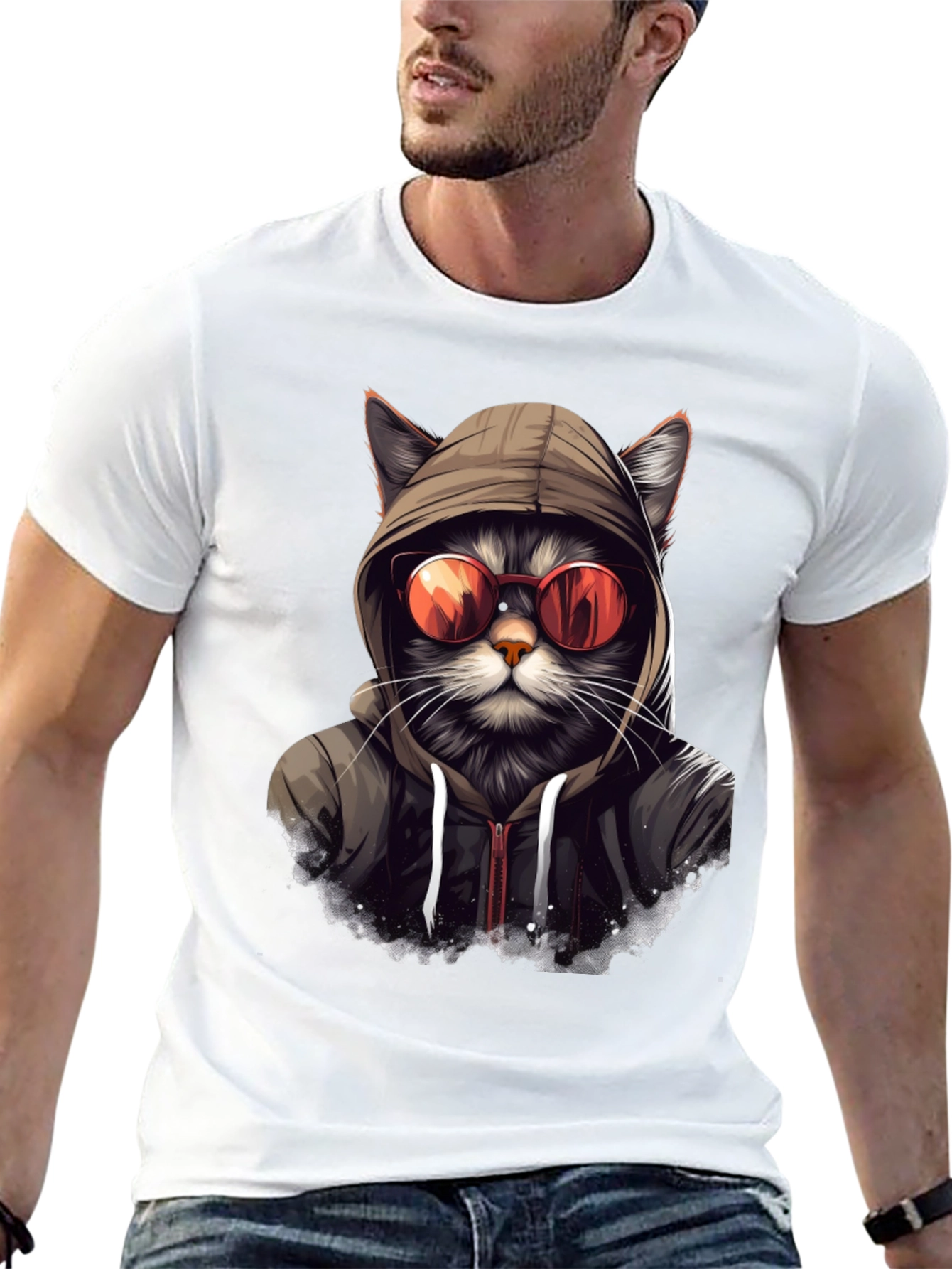 Cool Cat Hoodie T-Shirt