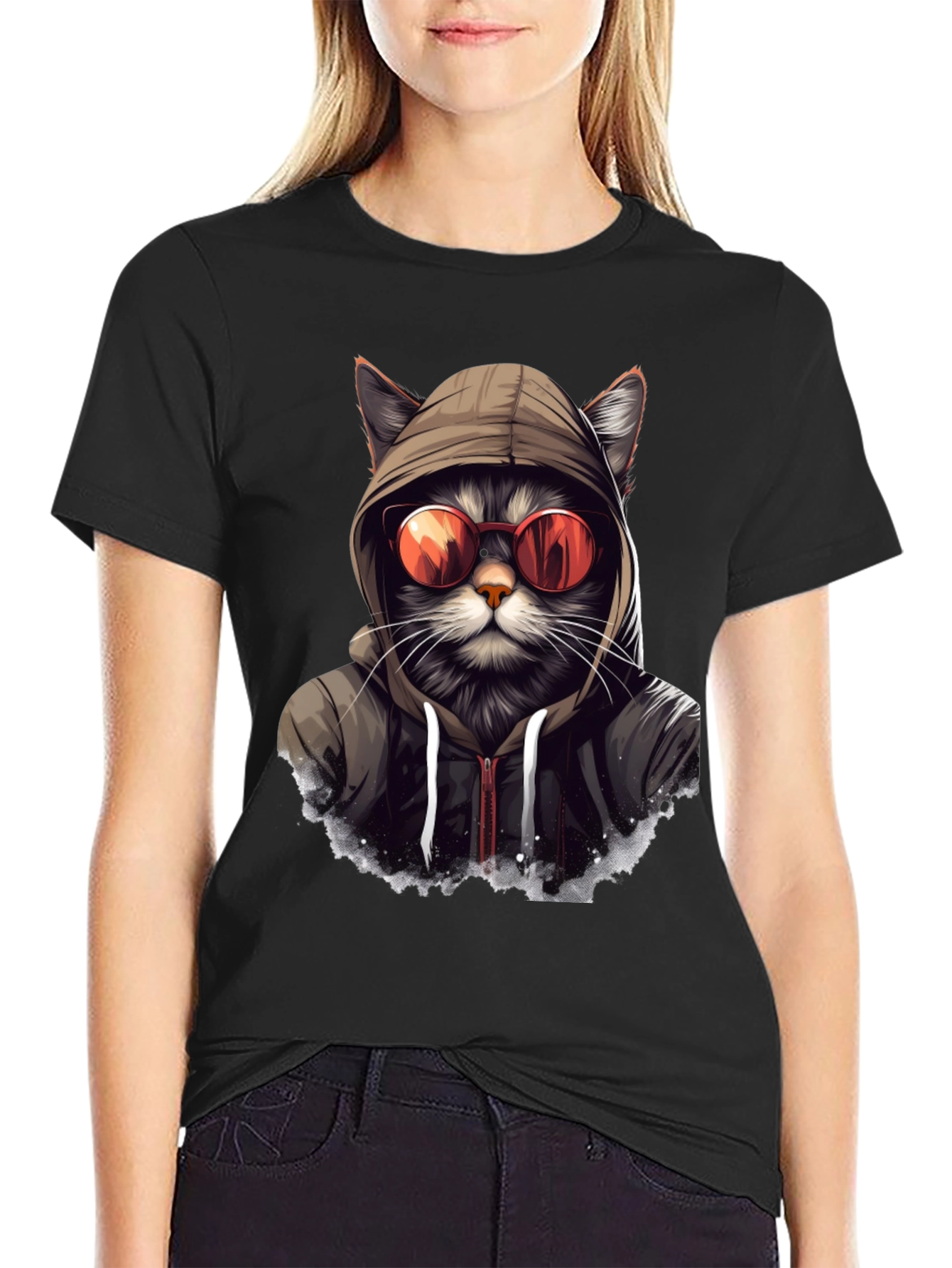 Cool Cat Hoodie T-Shirt